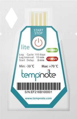 Tempnote Lite Single Use Temperature Data Logger Hydrometer