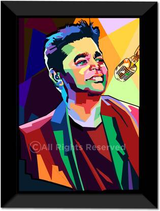 AR Rahman-The Mozart of Madras Wall Frame A4 Fine Art Print