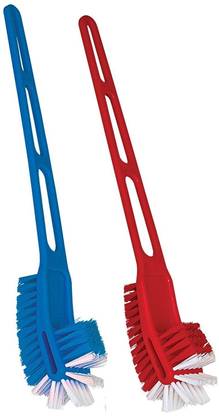 Ninki Fresh Double Side Toilet/Cleaning Brush Toilet Brush with Holder
