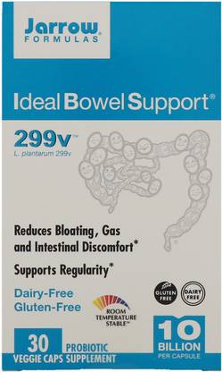 Jarrow Formulas Ideal Bowel Support 299v 30 Veggie Caps