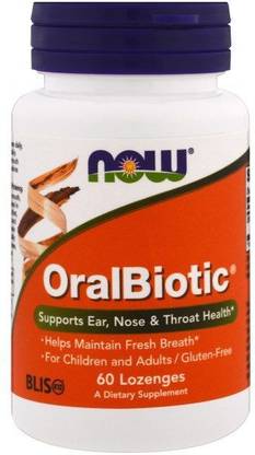 Now Foods OralBiotic 60 Lozenges