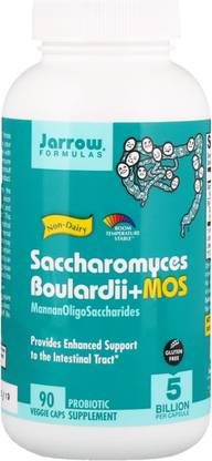 Jarrow Formulas Saccharomyces Boulardii + MOS 5 Billion 90 Veggie Caps