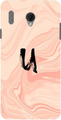 XPRINT Back Cover for Intex Cloud Style 4G - Alphabet U