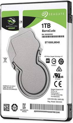 Seagate BARRACUDA 1 TB Laptop Internal Hard Disk Drive (HDD) (ST1000LM048)