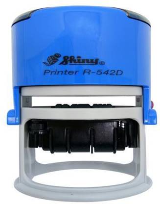 SHINY Self Inking Stamp R-542D Dater Stamp Self Inking Stamp