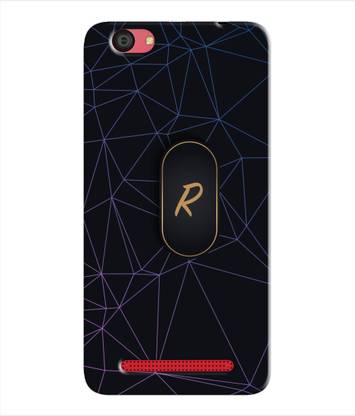 ETECHNIC Back Cover for LYF Flame 1 - Alphabet R