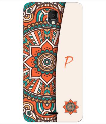 ETECHNIC Back Cover for Micromax Q4002 (Bharat 4 Diwali Edition) - Alphabet P