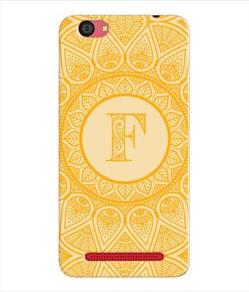 ETECHNIC Back Cover for LYF Flame 1 - Alphabet F