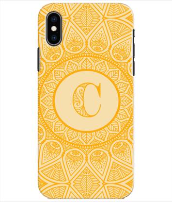 ETECHNIC Back Cover for Apple Iphone XS Max - Alphabet C