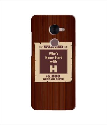 ETECHNIC Back Cover for Letv Le 2s - Alphabet H