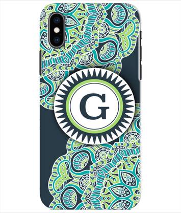 ETECHNIC Back Cover for Apple Iphone XS Max - Alphabet G