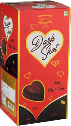 Denali Dark Shot Dark Choco Hearts Bars