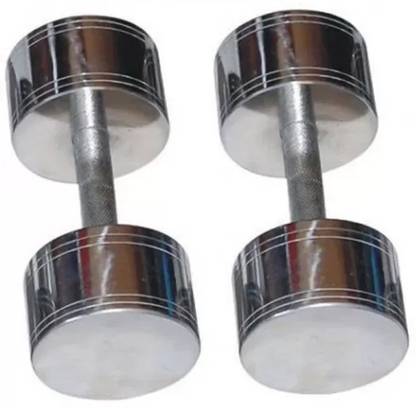 Raider Pair of 2 kg x 2 Steel Dumbbells Fixed Weight Dumbbell