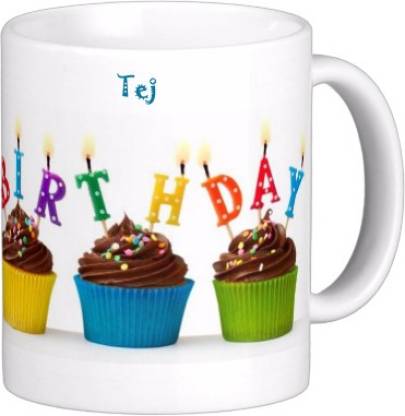 Exocticaa Happy Birth Day TEJ_New HBD 005 Ceramic Coffee Mug