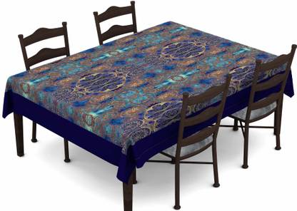 Lushomes Abstract 6 Seater Table Cover