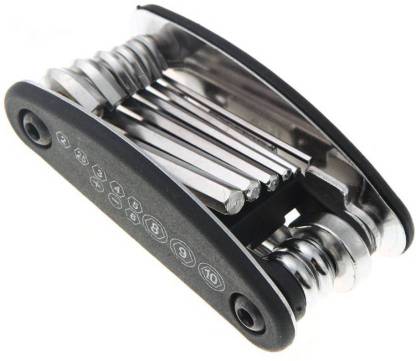 AlexVyan Certified Multi Purpose Bicycle Repair Tool Kit Allen Key Cycling 15 IN 1 Cycling Cycling Cycle Tool Kit