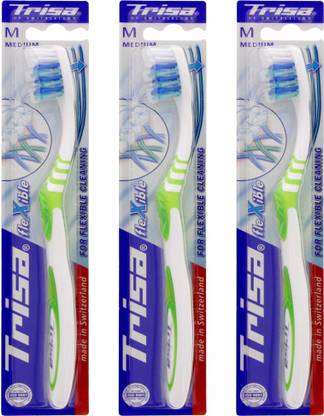Trisa Flexible Medium Medium Toothbrush