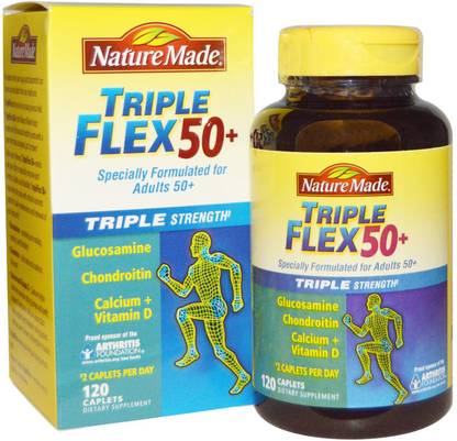 Nature Made Triple Flex 50+ Triple Strength 120 Caplets