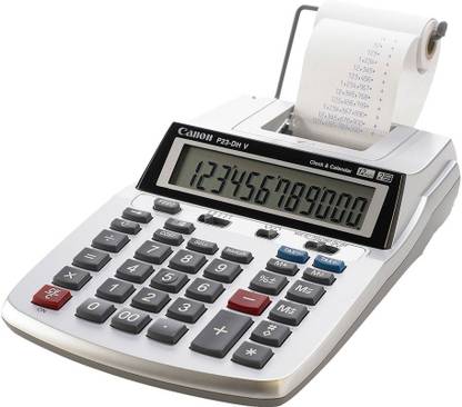 Canon P23-DH V 2 color mini-Desktop Printing Calculator Printing  Calculator