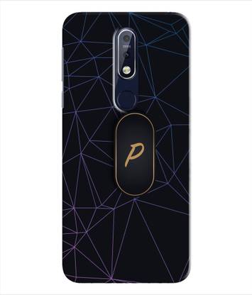 ETECHNIC Back Cover for Nokia 7.1 - Alphabet P