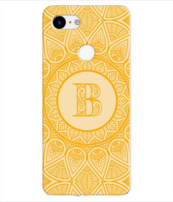 ETECHNIC Back Cover for Google Pixel 3 - Alphabet B