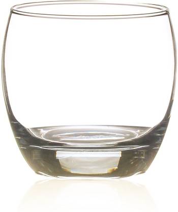 PrimeWorld (Pack of 2) Imoorted Round Whiskey Glass Scotch Glass Crystal Clear Glass Set Whisky Glass
