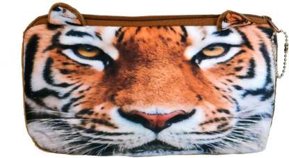 popo Lion in 3d Lion in 3d style Art Canvas Pencil Box