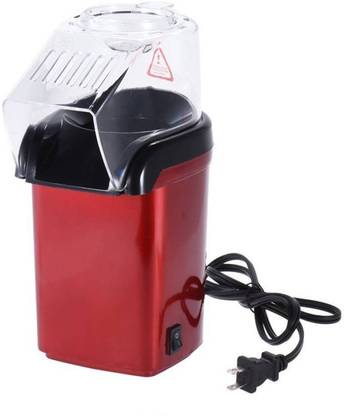 Ever Mall Easy Oil Free Popcorn Maker One Key Operation - Red 500 g Popcorn Maker EM-119 500 g Popcorn Maker