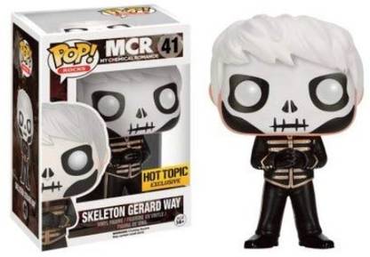 Funko Pop Rocks MCR Skeleton Gerard Way Hot Topic Exclusive