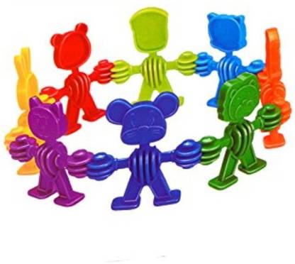 Vibgyor Vibes Building Blocks- Animal Dolls Shape