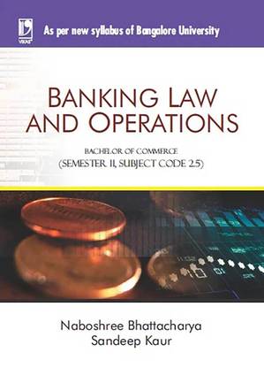 Banking Law and Operations For B. Com 2nd Sem PB
