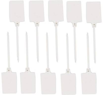 SYGA 10 Pieces Disposable Signage Strap Logistics Seal Sticker Label Lock Plastic Flexible Straps Cable Tie