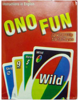 Art Bundle Ono Junior Playing Fun Card Game | Best Quality ONO Playing Flash Cards for Kids Party Table Fun Games