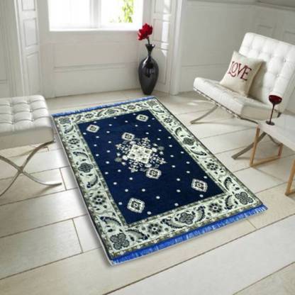 MR VIHAAN Multicolor Cotton Carpet