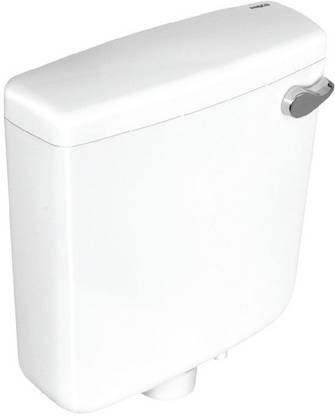Essco Jaquar Group - Smart Single Flush Wall Hung Cistern with Installation Kit (WHE-WHT-183T) Side Handle Flush Tank