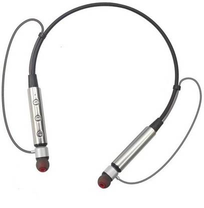 blue seed Wireless Bluetooth headphone, sweatproof with mic (Silver) Bluetooth