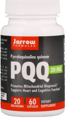 Jarrow Formulas PQQ (Pyrroloquinoline Quinone) 20 mg 60 Capsules