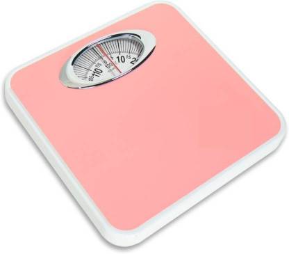 Zeom Virgo Analog Weight Machine, Capacity 120Kg Manual Mechanical Full Metal Body Analog Weighing Scale  (Pinkj) Weighing Scale