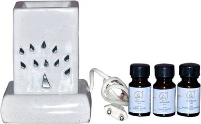 Aromax Pleasant Diffuser Set Stylist Chakor White