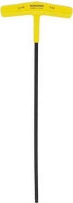 BONDHUS 13109 5/32" Ball End T-Handle Allen Key Set