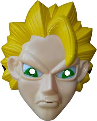 IndusBay Dragon Ball Z Goku cartoon Face mask with LED Light Party Mask