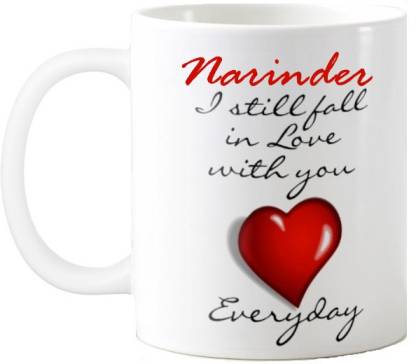 Exoctic Silver NARINDER_Best Gift For Loved One's_HBD 26 Ceramic Coffee Mug