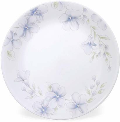 CORELLE Asia Serving Small Plates, Lapinue Design 6 Pcs, White Quarter Plate