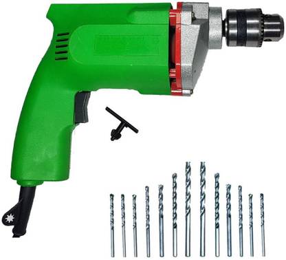 Inditrust DIVINE Combo Offer - Electric Dril Machine 350W with Free Drills Bits Set Pistol Grip Drill