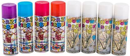 ENJOY (Set of 8) Combo of Ribbon & Snow Spray