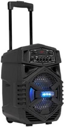 TECHGEAR High Power Trolley Speaker PA System Bluetooth Rechargeable Portable Speaker with Mic 10 W Bluetooth Home Theatre