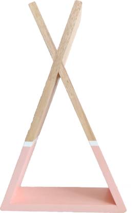 WallVerse Solid wood Teepee wall shelf