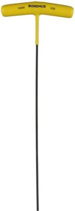 BONDHUS 15305 3/32" Hex T-Handle 9" Length Allen Key Set