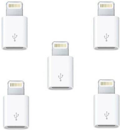 Fedus Lightning Cable 2 A 0.01 m Micro USB to Lightning 8 pin Charge Sync Data Connector Converter Adapter