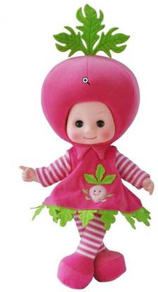 Shanaya Rhymes Singing Fruit/Vegetable Doll with Touch Sensors (40 cms) (Carrot)